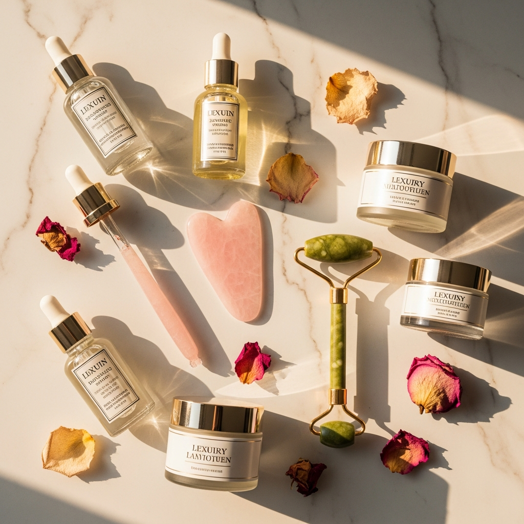 Produtos de tratamento facial premium